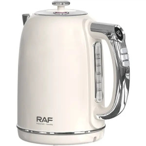 Электрический чайник RAF R.7306W 2 л, 2200 Вт, с двойными стенками и теплоизоляцией, Белый (0004)