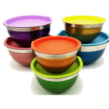 Набор ярких салатниц salad bowl 6 шт с крышками 79JUA8N9V3