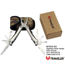 Mультитул Traveler 10 в 1 мультифункциональный инструмент в чехле (001i)