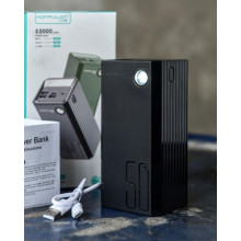 Power Bank Konfulon 22 50000mAh с фонариком черный (001y)
