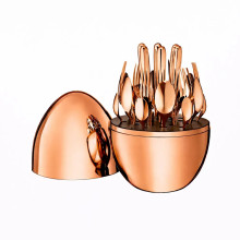 Столовые приборы из нержавеющей стали EGG 24 шт Bronze (001z) Столовые приборы из нержавеющей стали EGG 24 шт Bronze (001z)