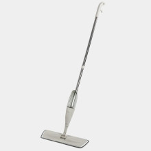 Умная швабра с распылителем и двойной щеткой 3в1 Spray Healthy Mop длинная ручка управления разбрызгиванием воды универсальная Белая 003l