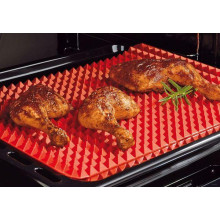 Уникальный силиконовый коврик для выпечки ULTRA PYRAMID BAKING MAT с антипригарным покрытием, Красный (005g) Уникальный силиконовый коврик для выпечки ULTRA PYRAMID BAKING MAT с антипригарным покрытием, Красный (005g)