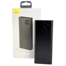 Power Bank 20000 мАч 65 Вт BASEUS Adaman — мощный металлический внешний аккумулятор с реальной ёмкостью и быстрой зарядкой (0064)