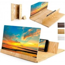 3d увеличительное стекло для телефона Enlarged Screen Magnif подставка-увеличитель экрана телефона и смартфона 432KBM