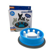 Забавная кормушка для кошек и собак с защитой от удушья Paw Perfect для медленного кормления пластиковая 007m