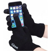 Перчатки iGlove для сенсорных экранов Black теплые черные универсальные [523G4VH-009]