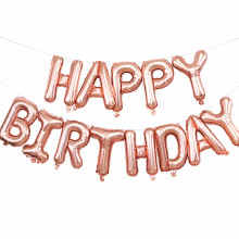 Набор надувных фольгированных шариков Happy Birthday для создания композиции Розовый (0090) Набор надувных фольгированных шариков Happy Birthday для создания композиции Розовый (0090)