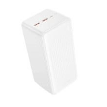Power Bank Borofone BJ80C 50000 mAh 22.5W PD20W White, портативный внешний аккумулятор с быстрой зарядкой QC 3.0, PD, USB Type-C, Белый (0098) Power Bank Borofone BJ80C 50000 mAh 22.5W PD20W White, портативный внешний аккумулятор с быстрой зарядкой QC 3.0, PD, USB Type-C, Белый (0098)