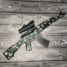 Электрическая игрушка автомат LT253767 с орбизами AK-47 Diy 010l Электрическая игрушка автомат LT253767 с орбизами AK-47 Diy 010l