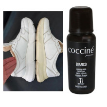 Белая крем-паста для обуви Coccine Bianco 75мл (010q)