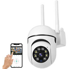 Уличная IP Wi Fi камера видеонаблюдения 2 Мп модель A1 V380Pro с трансляцией на телефон (010v) Уличная IP Wi Fi камера видеонаблюдения 2 Мп модель A1 V380Pro с трансляцией на телефон (010v)