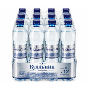 Минеральная газированная вода «Куяльник» 0,5 л × 12 бутылка 4820001020625 (0110)