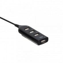 USB Hub (концентратор) EasyLife хаб для обмена данными между несколькими устройствами сразу 4 Port USB2.0 Black [CR778B3]