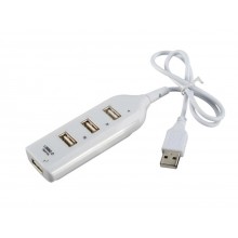 USB Hub (концентратор) EasyLife хаб для обмена данными между несколькими устройствами сразу 4 Port USB2.0 White [CR778B4]