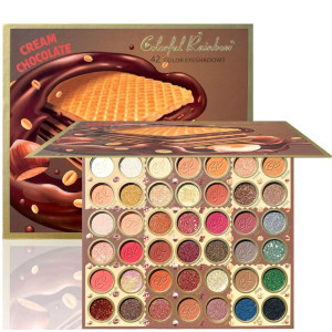 Палетка теней для век Colorful Rainbow CREAM 2769 на 42 оттенка, матовые и сияющие тени для макияжа глаз (0157)