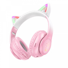 Наушники с котячими ушками Bluetooth Hoco W42 Adventure — Cherry Blossom (016i) Наушники с котячими ушками Bluetooth Hoco W42 Adventure — Cherry Blossom (016i)