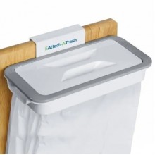 Держатель Attach-A-Trash для мусорных пакетов навесной на дверцу Белый