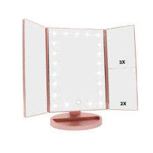 Тройное зеркало с подсветкой Magnifying Mirror Косметическое зеркало для макияжа 7K838P2VGX Тройное зеркало с подсветкой Magnifying Mirror Косметическое зеркало для макияжа 7K838P2VGX