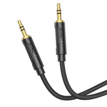 AUX кабель Hoco UPA30 Jack 3.5 to Jack 3.5 1m black (034q)