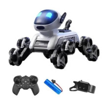 Восьмиколесная трюковая собака с пультом д/у и браслетом DWI Robot NO. Z600 (041x)
