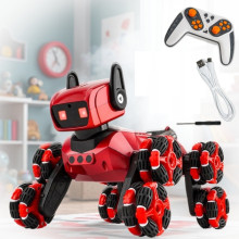 Интерактивный робот собака 8-wheel Mechanical Dog NO.1028 с пультом д/у (042x) Интерактивный робот собака 8-wheel Mechanical Dog NO.1028 с пультом д/у (042x)