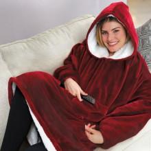Плед-толстовка с капюшоном Huggle Hoodie-3 толстовка плед с рукавами (047h)