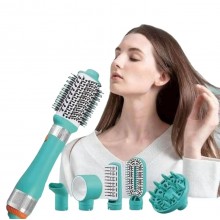 Мультистайлер для волос Enzo EN 750 Volumizer 6 В 1 Blow-out Brush Фен для придания объёма волосам, Стайлер для укладки волос