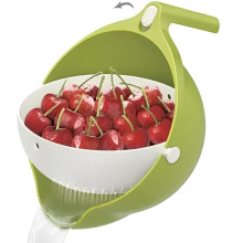 Универсальная миска – дуршлаг Mesh Strainer Drain Basket ∙ Хозяйственная силиконовая корзина со сливом 2в1 Универсальная миска – дуршлаг Mesh Strainer Drain Basket ∙ Хозяйственная силиконовая корзина со сливом 2в1