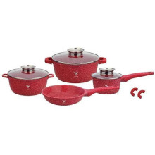 Набор посуды Top Kitchen 7 предметов с гранитным покрытием, Цвет: Красный 3096 (055g) Набор посуды Top Kitchen 7 предметов с гранитным покрытием, Цвет: Красный 3096 (055g)