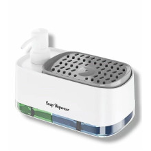 Дозатор для моющего и жидкого мыла Dish Soap Dispenser Белый (057u)