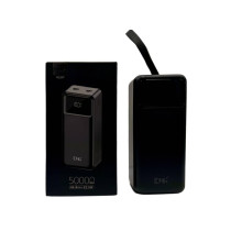 Внешний аккумулятор power bank 50000мАч 22,5Вт KP KPG-502 универсальная батарея литий-полимерная быстрая зарядка фонарик (057v)