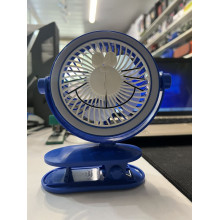 Портативный мини вентилятор USB UKC F2 ML-F168 настольный с прищепкой на аккумуляторе (058g blue) Портативный мини вентилятор USB UKC F2 ML-F168 настольный с прищепкой на аккумуляторе (058g blue)