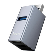  Переходник HOCO HB54 с USB на USB 3.0 + 2×USB 2.0 (061z)