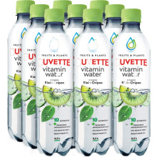 Упаковка напитка Buvette безалкогольного сокосодержащего Vitamin Water со вкусом огурца и киви негазированный 0.5 л 9 шт (4820115401976) (064r)
