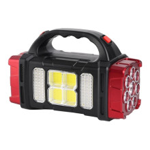 Многофункциональный Фонарик с солнейной панелью + Power ( Большой) PT-8167 76 LED 066l