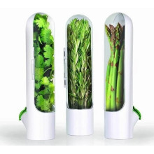 Контейнер органайзер для хранения зелени 25*9,5 см в холодильник HERB SAVER HZ-11 для овощей (066y)