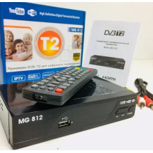T2 ТВ Тюнер приставка UKC с DVB просмотром IPTV Wi-Fi HDMI USB MEGOGO ресивер приемник MG812 в металлическом корпусе 067j