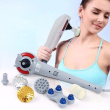 Ручной вибрационный массажер для тела Maxtop Magic Massager 8 в 1 с инфракрасным излучением портативный универсальный 071o