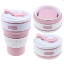 Складная силиконовая чашка UKC Раскладной стакан силиконовый Розовый 072n pink Складная силиконовая чашка UKC Раскладной стакан силиконовый Розовый 072n pink