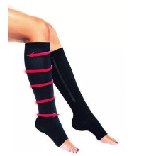 Компрессионные гольфы на молнии Zip Sox, антиотечные, поддержка вен, уменьшение усталости ног, 1 пара (072y)