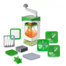 Ручной кухонный комбайн Genius Nicer Dicer слайсер - терка з насадками 7 в 1 073n