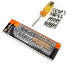 Набор инструментов отвёртка, биты, и насадками 28 предметов Screwdriver Case GQ-220