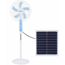 Вентилятор напольный с солнечной панелью Solar Fun MNJ-168 Вентилятор с управлением при помощи диммера 075n