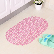Силиконовый коврик для ванной антискользящий. Розовый (076h-pink)