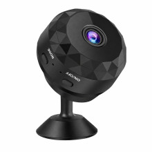 Беспроводная мини камера Wi-Fi P7-W10 с ночным видением и датчиком движения Черная (078z)