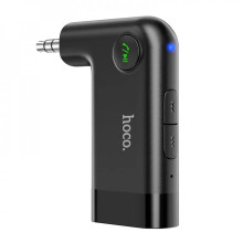 FM-трансмиттер Hoco E53 Dawn sound in-car AUX wireless receiver Black (088r)