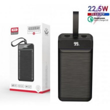 Универсальная мобильная батарея Powerbank XO PR157 PD20W/QC22.5W 40000mAh (089s) Универсальная мобильная батарея Powerbank XO PR157 PD20W/QC22.5W 40000mAh (089s)