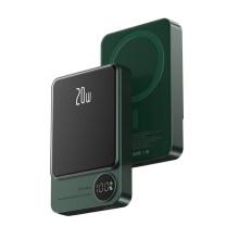Повербанк на 10000 mAh с беспроводной зарядкой, 22,5W, Черный / Магнитный powerbank для айфона / Внешний аккумулятор MagSafe (093x) Повербанк на 10000 mAh с беспроводной зарядкой, 22,5W, Черный / Магнитный powerbank для айфона / Внешний аккумулятор MagSafe (093x)