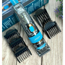 Аккумуляторная машинка для стрижки волос и бороды VGR V-695 с LED-дисплеем YX7E7YM693